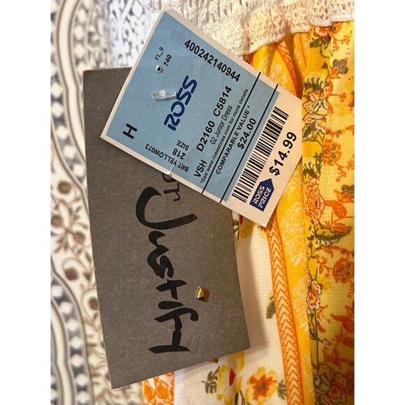 Bohemian Floral & Lace Maxi Dress XL - Picture 8 of 11